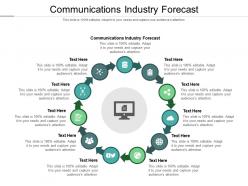Communications industry forecast ppt powerpoint presentation icon professional cpb