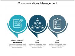 Communications management ppt powerpoint presentation slides show cpb