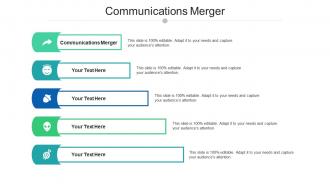 Communications merger ppt powerpoint presentation display cpb