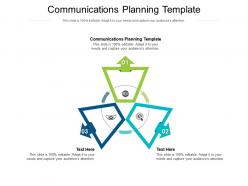 Communications planning template ppt powerpoint inspiration background cpb