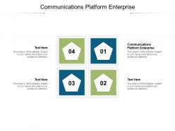 Communications platform enterprise ppt inspiration graphics tutorials cpb