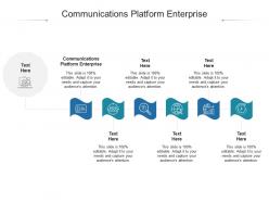 Communications platform enterprise ppt powerpoint presentation slides outline cpb