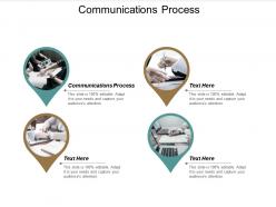 Communications process ppt powerpoint presentation show model cpb