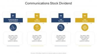 Communications Stock Dividend In Powerpoint And Google Slides Cpb