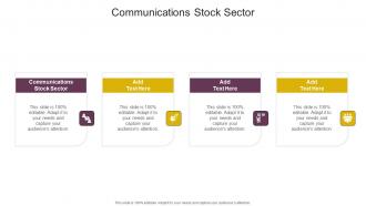 Communications Stock Sector In Powerpoint And Google Slides Cpb
