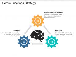 Communications strategy ppt powerpoint presentation styles tips cpb