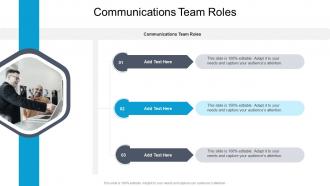 Communications Team Roles In Powerpoint And Google Slides Cpb