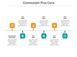 Communism pros cons ppt powerpoint presentation professional sample cpb