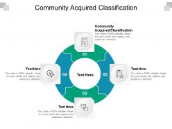 Community acquired classification ppt powerpoint presentation portfolio samples cpb