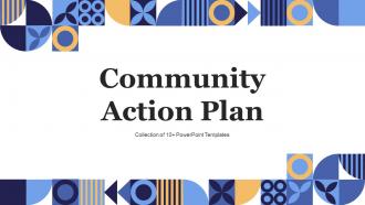 Community Action Plan Powerpoint PPT Template Bundles
