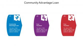 Community Advantage Loan Ppt Powerpoint Presentation File Images Cpb