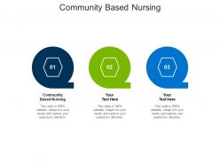 Community based nursing ppt powerpoint presentation slides ideas cpb