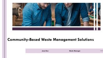 Community Based Waste Management Solutions PPT Graphics AT Community Based Waste Management Solutions PPT Graphics AT