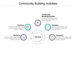 Community building activities ppt powerpoint presentation professional cpb