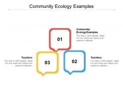 Community ecology examples ppt powerpoint presentation ideas model cpb