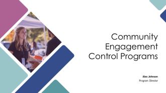 Community Engagement Control Programs PPT Mockup AT