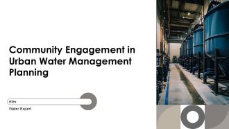 Community Engagement In Urban Water Management Planning PPT Mockup AT