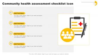 Community Health Assessment Checklist Icon