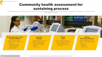 Community Health Assessment For Sustaining Process