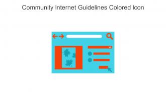 Community Internet Guidelines Colored Icon In Powerpoint Pptx Png And Editable Eps Format