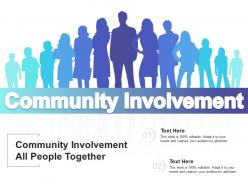Community involvement all people together