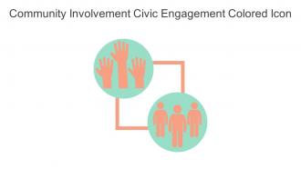 Community Involvement Civic Engagement Colored Icon In Powerpoint Pptx Png And Editable Eps Format