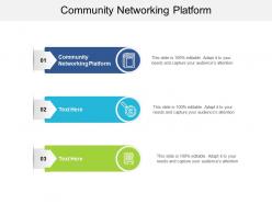 Community networking platform ppt powerpoint presentation icon background image cpb
