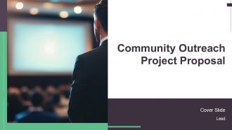 Community Outreach Project Proposal PPT Slides AT