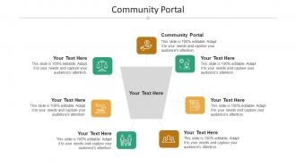 Community portal ppt powerpoint presentation pictures slides cpb