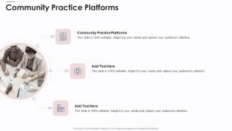 Community Practice Platforms In Powerpoint And Google Slides Cpb