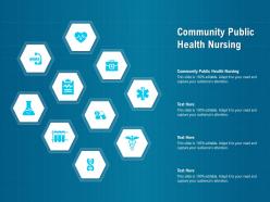 Community public health nursing ppt powerpoint presentation model templates