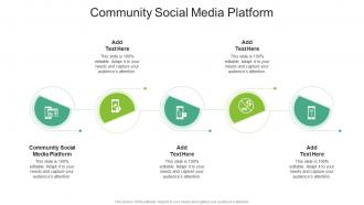 Community Social Media Platform In Powerpoint And Google Slides Cpb