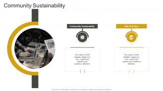 Community Sustainability In Powerpoint And Google Slides Cpb