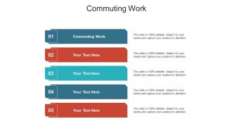 Commuting work ppt powerpoint presentation infographics inspiration cpb