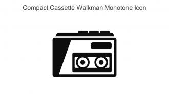 Compact Cassette Walkman Monotone Icon In Powerpoint Pptx Png And Editable Eps Format