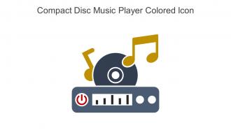 Compact Disc Music Player Colored Icon In Powerpoint Pptx Png And Editable Eps Format