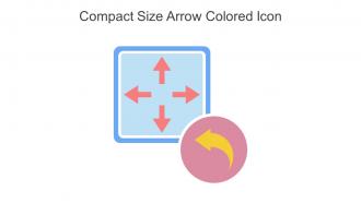 Compact Size Arrow Colored Icon In Powerpoint Pptx Png And Editable Eps Format