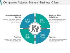 Companies adjacent markets business offers substitutes product range