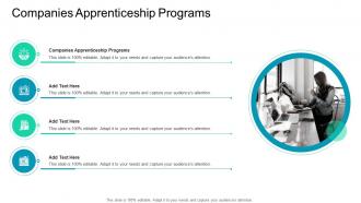 Companies Apprenticeship Programs In Powerpoint And Google Slides Cpb