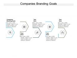 Companies branding goals ppt powerpoint presentation infographic template cpb
