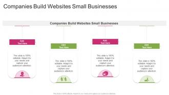 Companies Build Websites Small Businesses In Powerpoint And Google Slides Cpb
