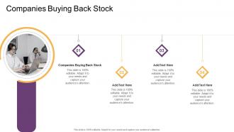Companies Buying Back Stock In Powerpoint And Google Slides Cpb