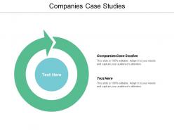 Companies case studies ppt powerpoint presentation file slide cpb