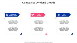 Companies Dividend Growth In Powerpoint And Google Slides Cpb