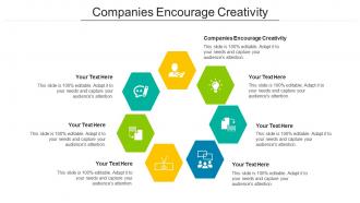 Companies Encourage Creativity Ppt Powerpoint Presentation Show Slide Download Cpb