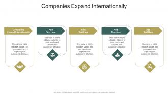 Companies Expand Internationally In Powerpoint And Google Slides Cpb