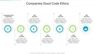 Companies Good Code Ethics In Powerpoint And Google Slides Cpb