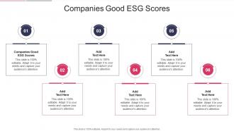 Companies Good Esg Scores In Powerpoint And Google Slides Cpb