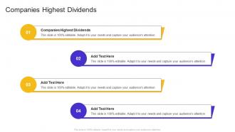 Companies Highest Dividends In Powerpoint And Google Slides Cpb