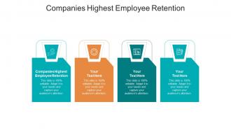 Companies highest employee retention ppt powerpoint presentation summary cpb